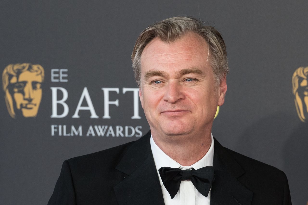 LONDON, UNITED KINGDOM - FEBRUARY 18, 2024: Christopher Nolan attends the EE BAFTA Film Awards ceremony at The Royal Festival Hall in London, United Kingdom on February 18, 2024. (Photo credit should read Wiktor Szymanowicz/Future Publishing via Getty Images)