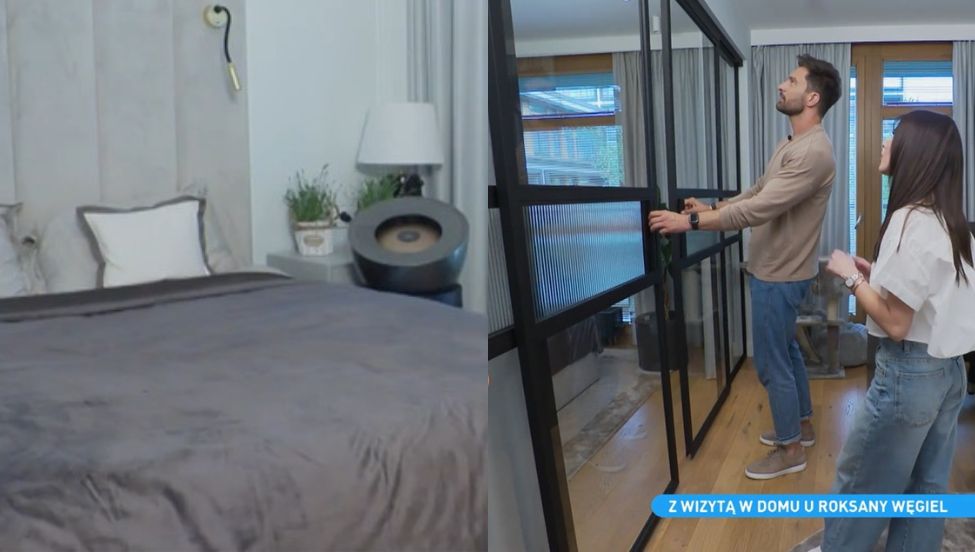 Sypialnia Roksany Węgiel w "Dzień dobry TVN"