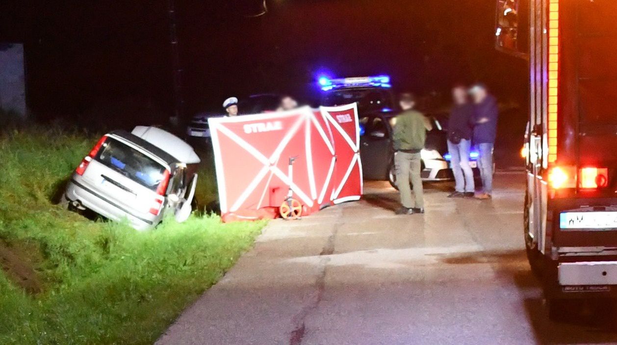 Windyki: Tragiczny wypadek. Kierowca nie miał zapiętych pasów