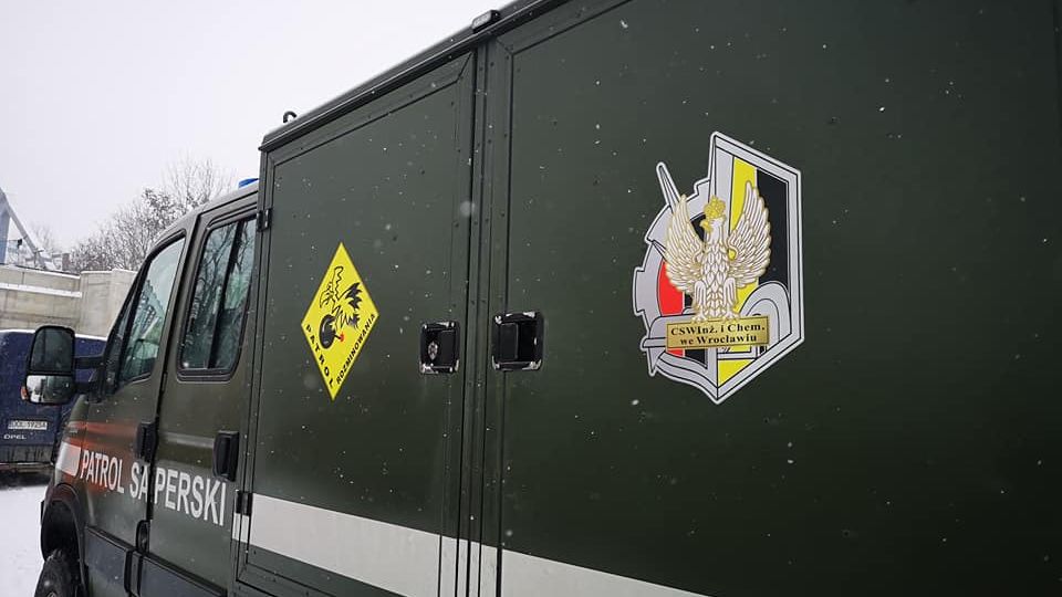 patrol saperski saperzy niewybuch bomba ładunek