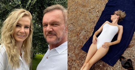 Edyta Pazura wraz z Czarkiem pozdrawiają z wakacji BEZ DZIECI: "Nikt nie kłóci się o miejsce w szafie i łóżko przy toalecie" (ZDJĘCIA)