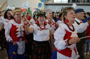 Bojan: Trwa jubileuszowy, XX Turniej KGW Województwa Pomorskiego. Do Bojana zjechały panie ze wszystkich powiatów regionu