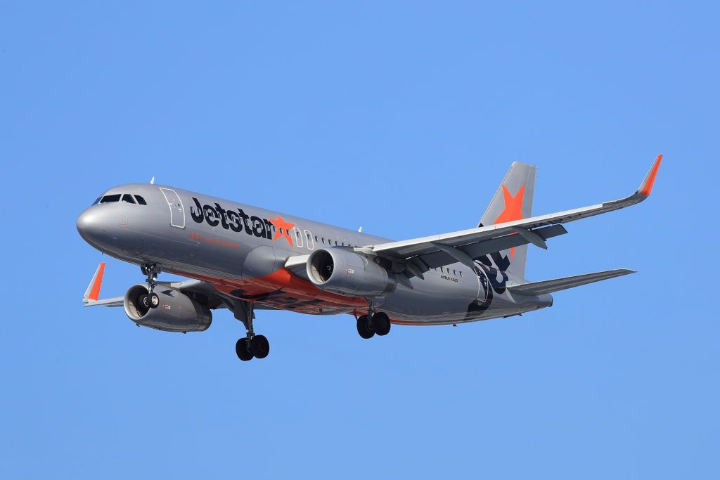 Samolot należący do linii Jetstar Airways