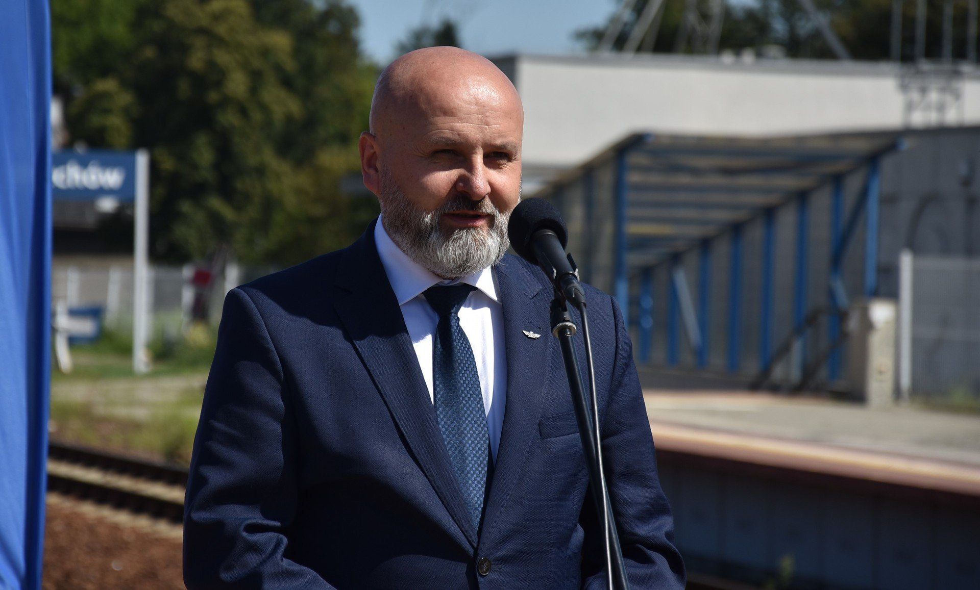 Dyrektor PKP PLK SA Zakładu Linii Kolejowych w Krakowie Andrzej Lipski