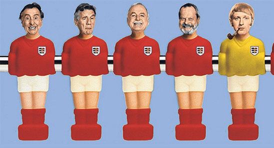 Monty Python pokazali "Always Look On The Bright Side Of Life". "Porażka reprezentacji Anglii"