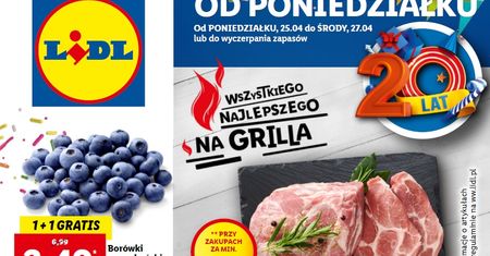 Lidl nowa gazetka 25.04-27.04. Promocje w Lidlu od poniedziałku 25 kwietnia