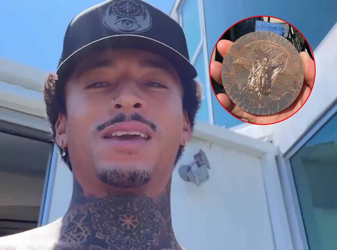 Olympic scandal: Nyjah Huston's medal looks decades old