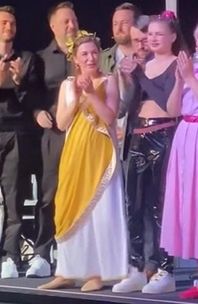 Maria Zamachowska zagrała w spektaklu 