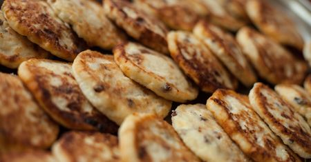 Robię górę wartościowych placków. Zamiast płatków owsianych biorę inny produkt "dla brzuszka"