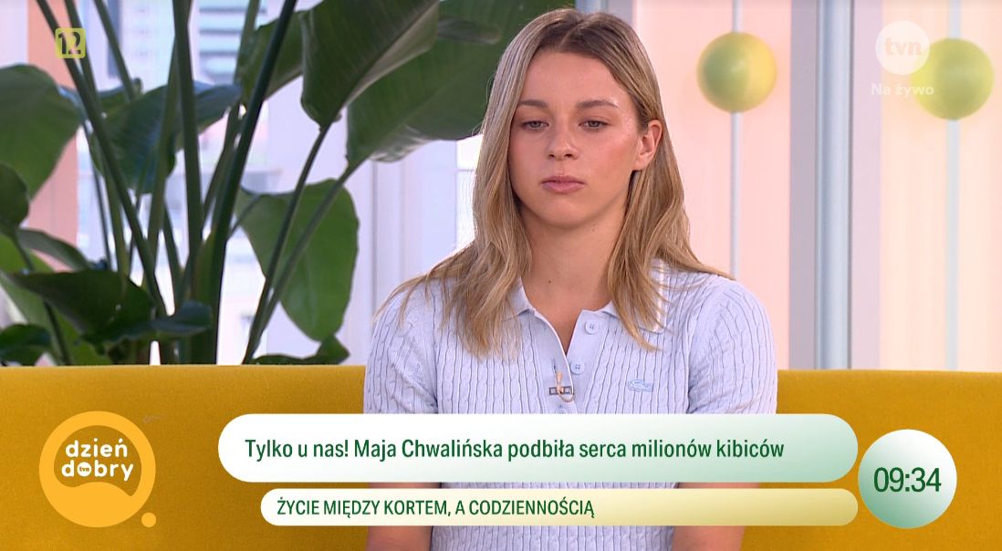 Maja Chwalińska w "Dzień dobry TVN"