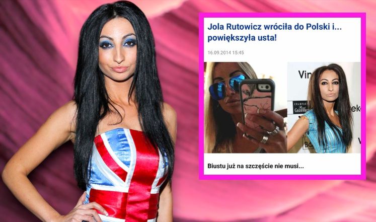 #10 lat temu na Pudelku: Jola Rutowicz powiększyła sobie usta i wróciła na salony