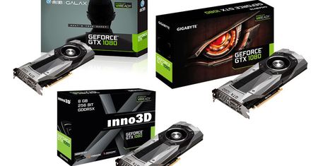 Galax, Gigabyte i Inno3D - zestawienie kart GeForce GTX 1080 [AKT. 2 - kolejne modele]