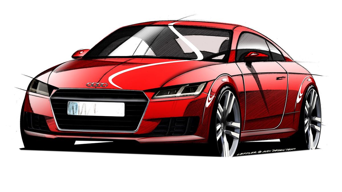 2015 Audi TT szkice