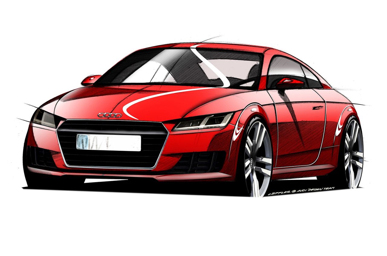 Nowe Audi TT (2015) - oficjalne szkice [aktualizacja]