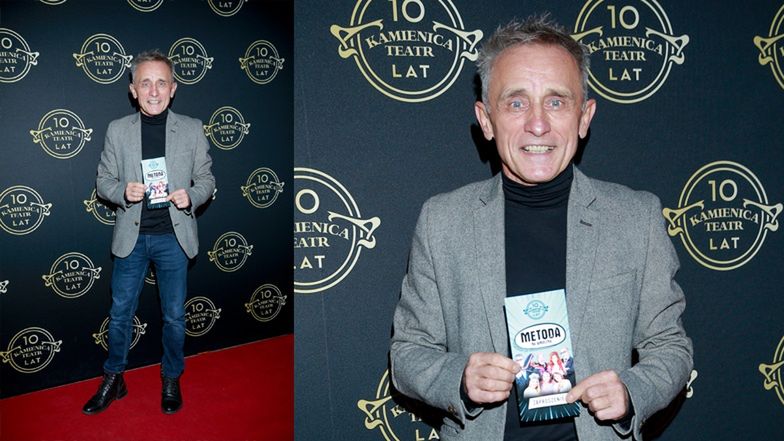 Aktorzy i celebryci na pozują na premierze spektaklu 