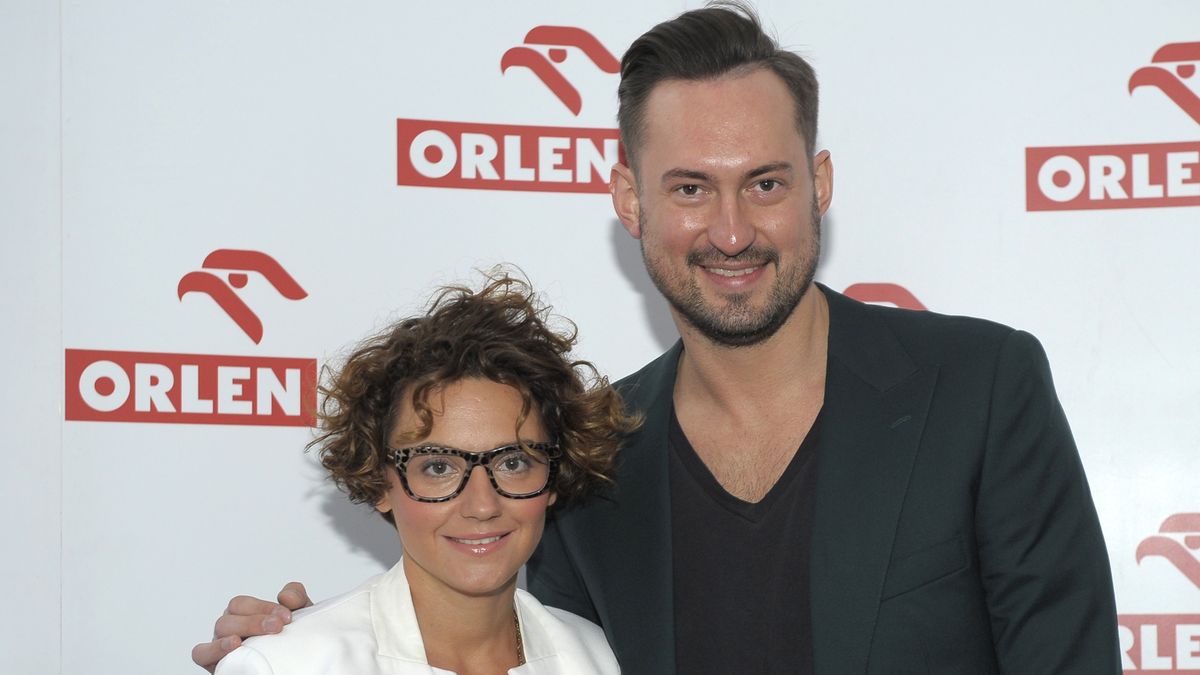 Marcin Prokop z żoną