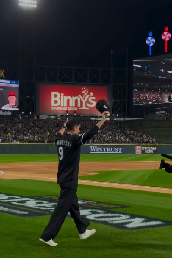 Rodzinny wypad Lewandowskich na mecz baseballa