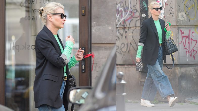 Małgorzata Kożuchowska na zakupach