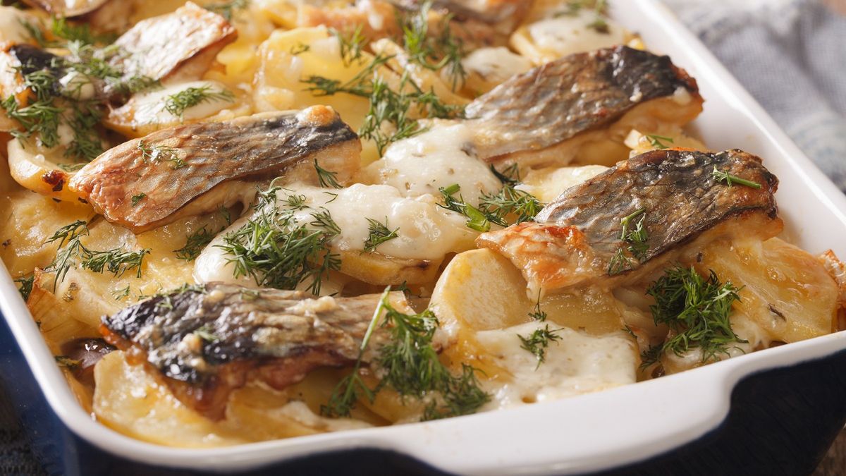 Przepis na zapiekankę śledziową