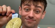 Tom Daley zachwycił kibiców. Zdobywca złotego medalu siedział na trybunach i dziergał na drutach