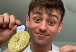 Tom Daley zachwycił kibiców. Zdobywca złotego medalu siedział na trybunach i dziergał na drutach