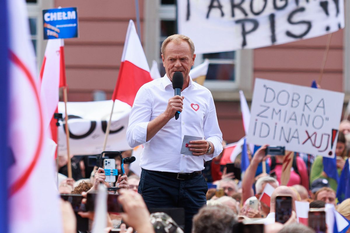 Donald Tusk we Wrocławiu
