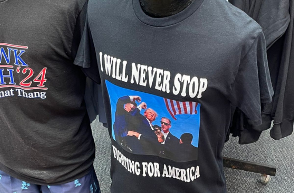 Trump rally shooting: A tragedy exploited by supporters with T-shirts