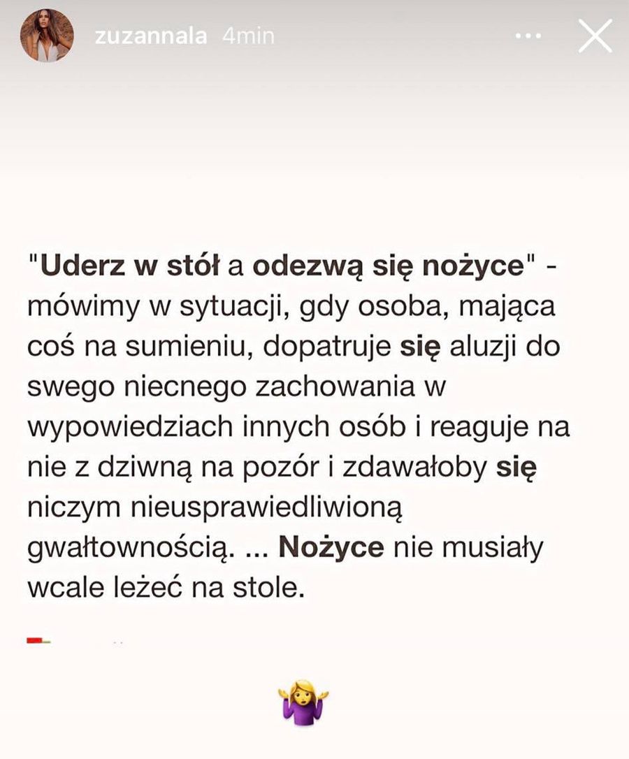 Zuzanna Pactwa odpowiada Martynie Gliwińskiej 