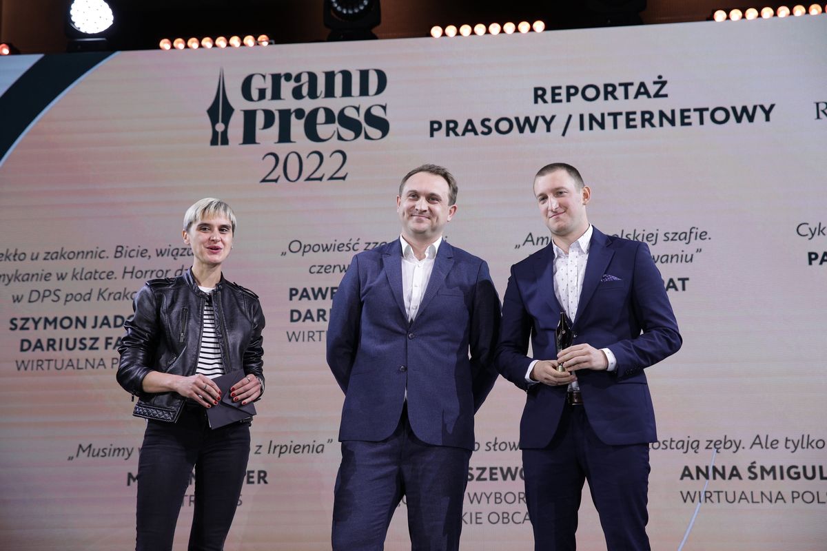 Dziennikarze WP z Nagrodą Grand Press