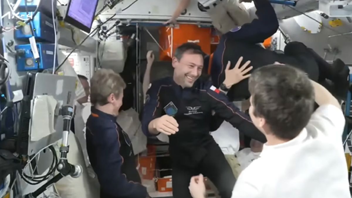 Sławosz Uznański-Wiśniewski jest już na Międzynarodowej Stacji Kosmicznej