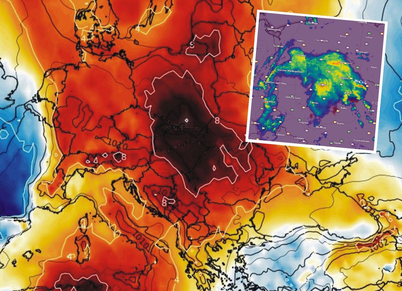 Pogoda. Nowe prognozy przerażają. Żar poleje się z nieba. Upał i groźne burze