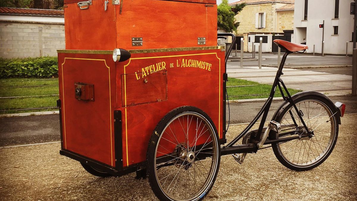 Fotografia mobilna po staremu, czyli mokry kolodion na rowerze 1