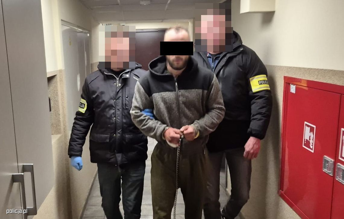 "Nożownik z recydywy" w areszcie – 28-latek zaatakował 16-latka i 40-latka w Łukowie