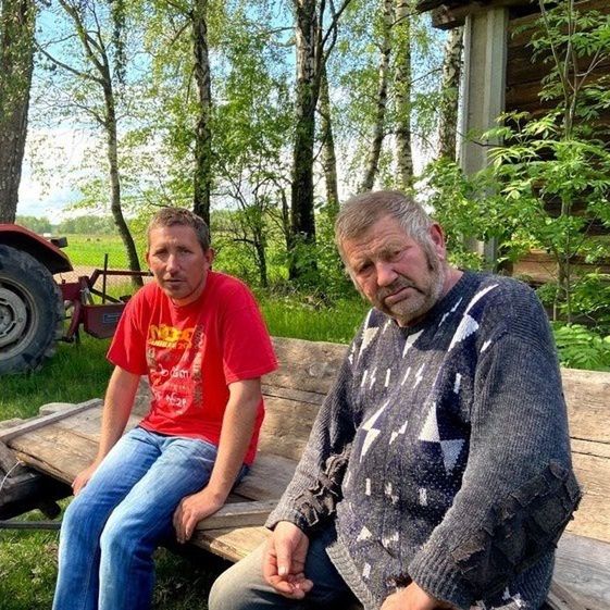 Andrzej z Plutycz i Gienek Onopiuk z "Rolnicy. Podlasie"