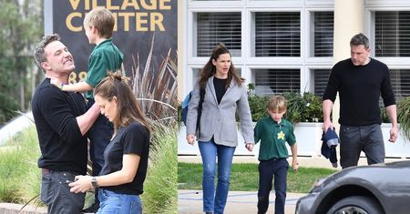 Troskliwi Ben Affleck i Jennifer Garner odbierają 8-letniego synka z przyjęcia. Wrócą do siebie? (ZDJĘCIA)