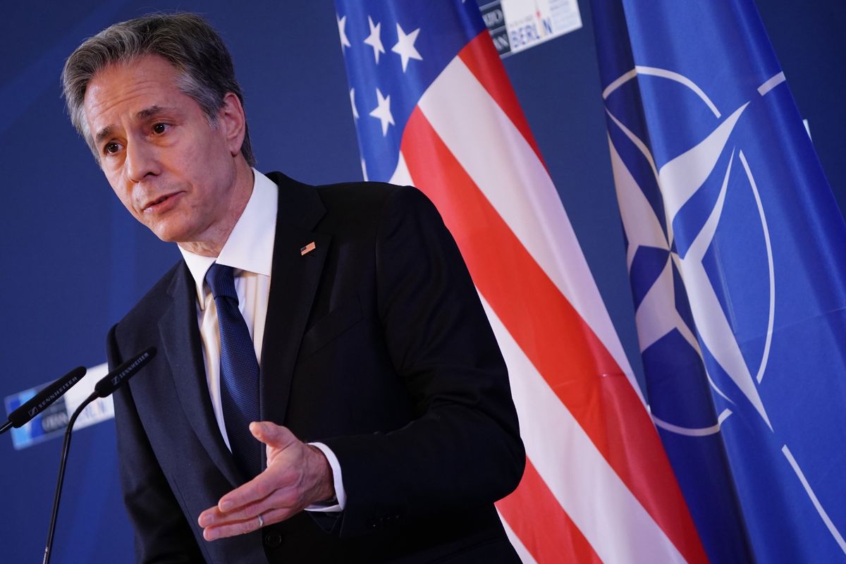 Sekretarz stanu USA wraz z politykami z Niemiec, Wielkiej Brytanii i Francji omówił plany dalszego wsparcia Ukrainy. 