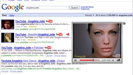 Odtwarzaj film z YouTube bezpośrednio w Google 1