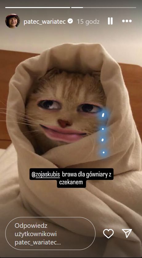 Patec z dobrymi wieściami