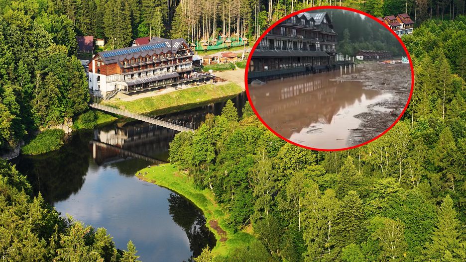 Hotel Maria Antonina położony jest tuż nad Jeziorem Bystrzyckim