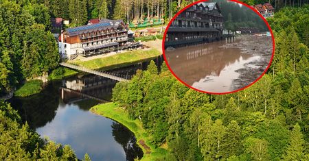 Hotel zalany. Żaden z pracowników nie odpuścił