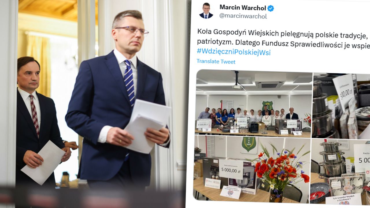 Garnki za pieniądze z państwowego funduszu. Minister pokazał nawet zdjęcia