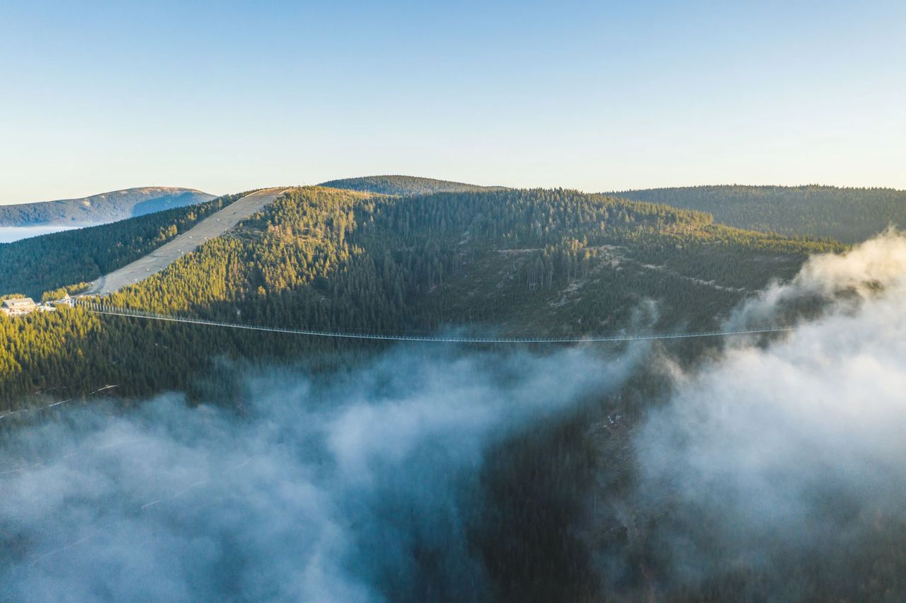 Wiszący most w Czechach ma aż 721 m długości 