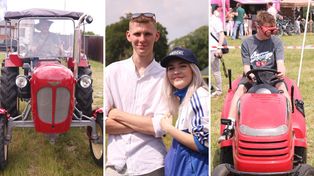 TraktorFest w Grzybnie: Ryk silników i konkurencje z nagrodami. Zobacz, jak było w tym roku.