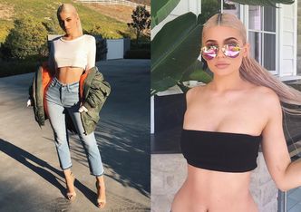 Kylie Jenner chwali się talią (FOTO)