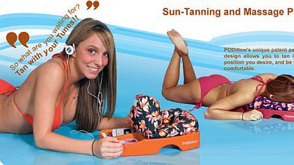 Coś dla pań: PODillow - poduszka na plażę 1