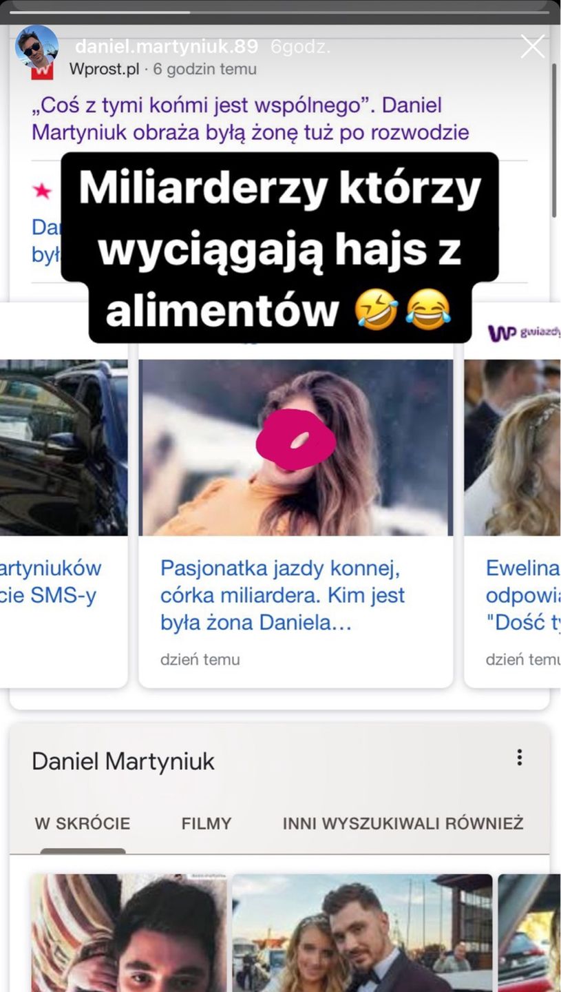 Daniel Martyniuk dogryza rodzinie Eweliny z Russocic