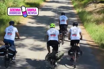 "Kilometry dla Kasi". Policjanci z Legnicy jadą przez Polskę, by wesprzeć koleżankę