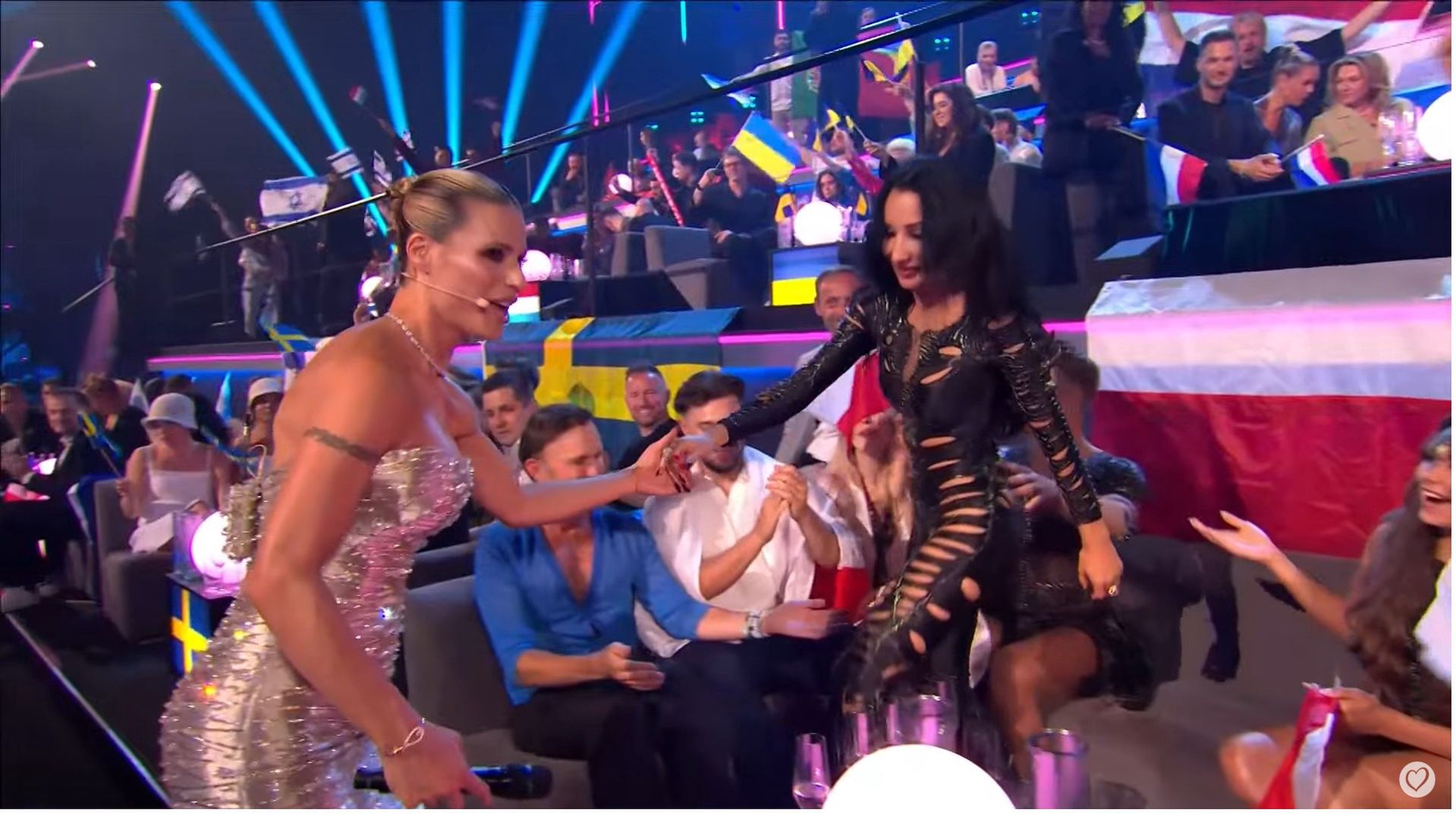 Justyna Steczkowska grałą na rogu podczas Eurowizji 