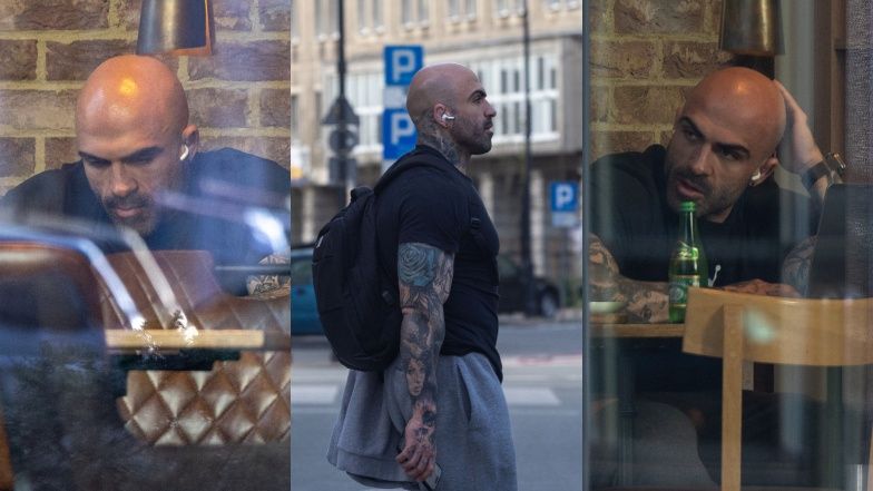 Samotny Akop Szostak na mieście