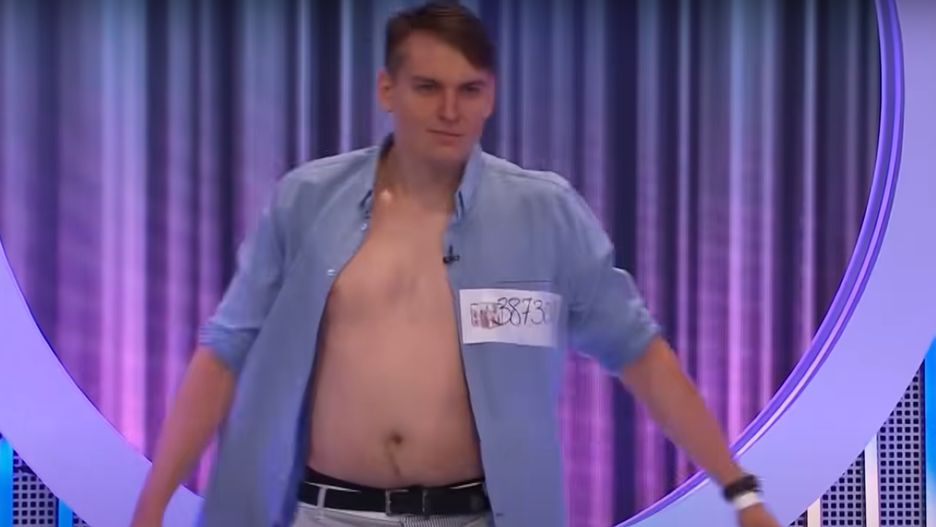 Michał Kirker w programie "Top Model"